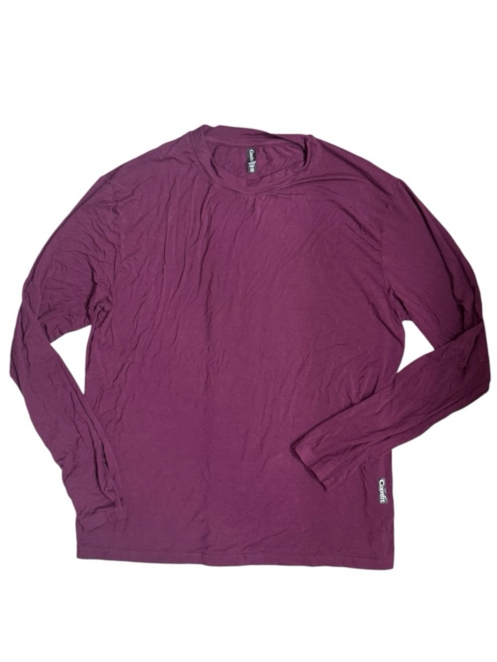 COMFRT Women’s Cloud Lounge Long Sleeve Plum Tee EUC medium
